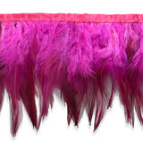 5 1/2" Dyed Feather Fringe - Available in 3 Colors