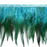 5 1/2" Dyed Feather Fringe - Available in 3 Colors