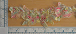 2 1/2" Beaded Trim - Pink, Yellow and Green