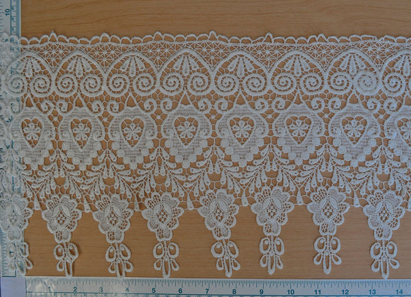 9" Bridal Lace - Ivory