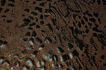 Animal Print on Brown Poly Spandex- CLOSEOUT