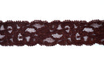 1 1/4" Stretch Lace - Brown