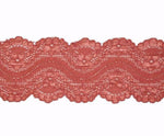 2" Stretch Lace - Coral