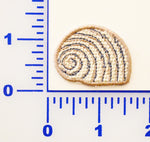 Embroidered Sea Snail Appliqué