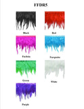 Dyed Feather Fringe - Available in 7 Colors