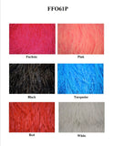 6" 1 Ply Ostrich Fringe - 10 Colors Available