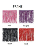 4" Chainette Fringe With Holographic Sequins - 4 Colors Available