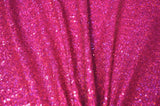 Fuchsia Holographic Sequin, 4 way stretch