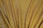 Gold Holographic Sequin, 4 Way Stretch