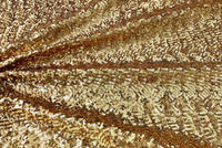Gold Sequin, 4 Way Stretch