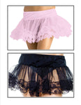 Net Petticoat With Lace Trim - 3 Colors Available