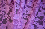 Lavender With Glitter 2-Way Stretch Lace
