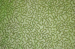 Lime Glitter Pattern Tie Dye Sheer