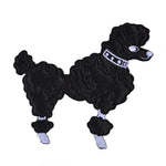 Embroidered Poodle Iron On Applique