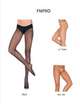Professional Fishnet Tights w/ Confort Sole & Non-Roll Waistband - 3 Sizes Available - 3 Colors Available