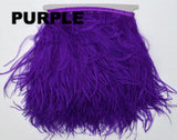 6" 1 Ply Ostrich Fringe - 10 Colors Available