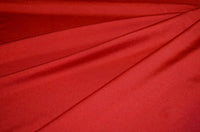 Red Shiny Tricot Nylon Spandex