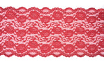 8" Stretch Lace - Cherry Red