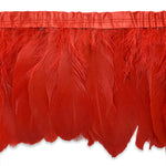 6" Red Feather Fringe