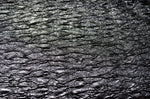 Silver Foil on Black Textured Stretch Knit- CLOSEOUT