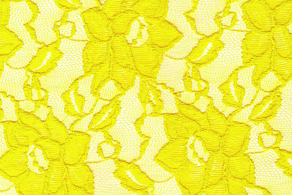 Yellow Stretch Lace