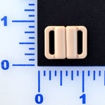 1/2" Plastic Side Clasp. Available in Tan - 12 Pack