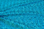 Turquoise Holographic Sequin, 4 Way Stretch