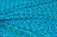 Turquoise Holographic Sequin, 4 Way Stretch