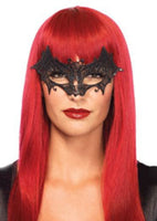 Vampire Bat Venetian Applique Eye Mask