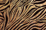 Gold Zebra Print Hologram Foil